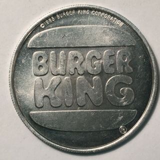 1983 Burger King " Good For " Token Bu