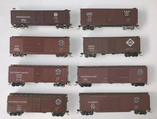 Ho Scale Model Railroads Set Of 8 Box Cars 5 Are Southern Pacific