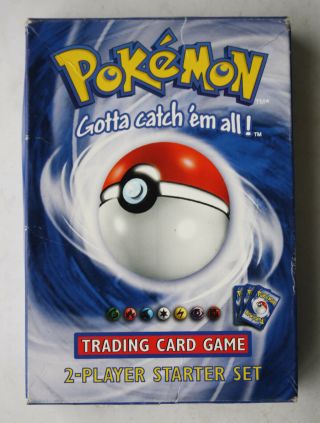 Rare 1999 Wotc Pokemon Trading Card Game 2 - Player Starter Set