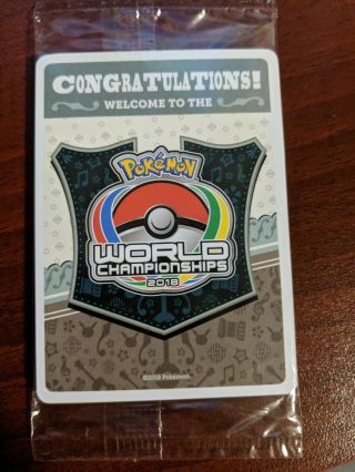 Champions Festival Pokemon 2018 World Championship Promo Pack Nashville