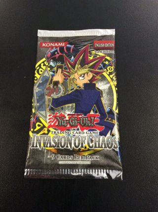 Yugioh Invasion Of Chaos English Booster Pack 1st Edition