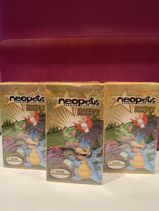 Neopets Two Player Starter Set With Bonus 8 Card Booster Pack (10 Packs)