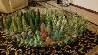 100,  N Ho Scale O And S Gauge Trees For Train Layout Diorama Forest