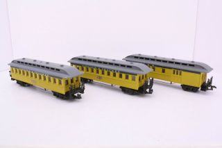 Poocher Ho Scale 3 Virginia & Truckee Old Time Passenger Car Set
