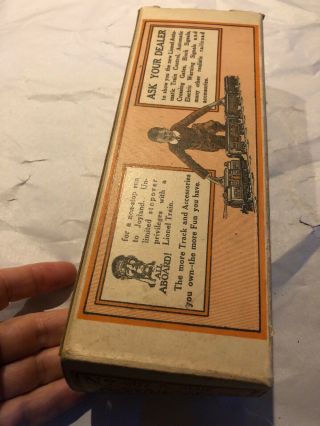 Vintage Lionel Pre - War No.  607 Blue Pullman Box Only