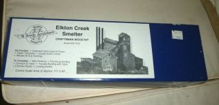 Nos " N " Scale Architect Elkton Creek Smelter Craftsman Wood Kit Model 691 - Ecs