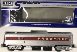 K - Line Streamliners Santa Fe Taos Combine Car (illuminated) K4530 - 3481