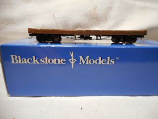 Blackstone Hon3 Scale Painted,  Unlettered D&rgw 30 Ft.  Flatcar (10)