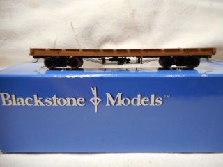 Blackstone Hon3 Scale Painted,  Unlettered D&rgw 30 Ft.  Flatcar (9)
