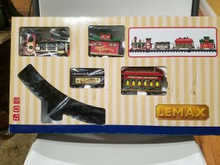 Lemax Christmas Train Set Yuletide Express Set Of 16
