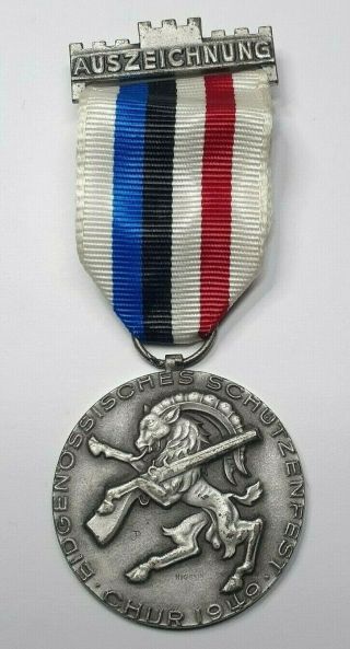 1949 Swiss Shooting Medal Auszeichnung - Huguenin Le Locle