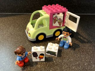 Lego Duplo Ice Cream Truck 10586 Complete,  No Box Or Instructions.  Gently