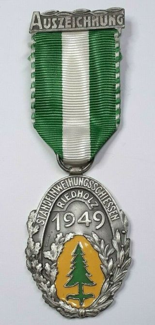 1949 Swiss Shooting Medal - Auszeichnung - Riedholz