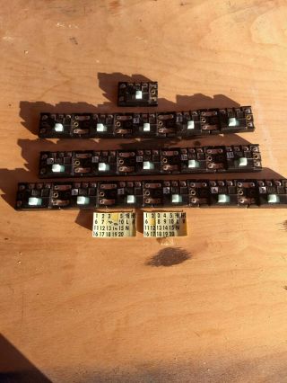 - 17 - Atlas 56 Switch Control Boxes.  Use With Ho Or N Scale,  Extra Numbers