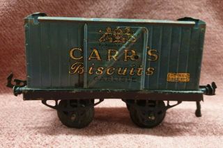Vintage Hornby Series Rail Railways O Gauge Wagon Carrs Biscuits Carlisle