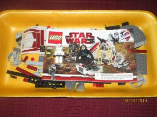 Lego Star Wars 8091 Republic Swamp Speeder Limited Edition 100 4 Minifigs