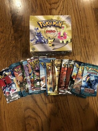 Pokemon Opened 1st Edition Neo Genesis Booster Box,  Ex Deoxys,  Dragon Frontiers