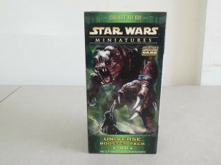 Star Wars Miniatures Universe Booster Pack 1 Huge & 6 Mineatures Factory