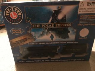 Lionel " The Polar Express " G Gauge Train Set 7 - 11022 With Remote