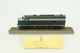 Athearn Ho Scale Baltimore & Ohio B&o F7a Powered Diesel Engine Item 3219 S4