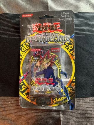 Yu - Gi - Oh Invasion Of Chaos Ioc Booster Pack - English - Blister