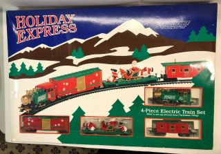 Ho Model Power Christmas Holiday Express Santa Train Set 0 - 4 - 0 Locomotive W/lght
