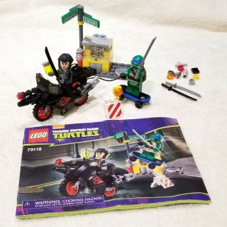 Lego 79118 Karai Bike Escape - Teenage Mutant Ninja Turtles - Complete