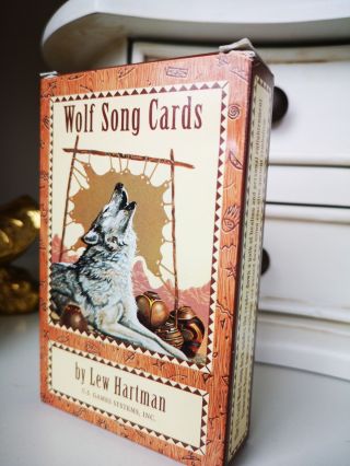 Wolf Song Cards By Lew Hartman 1998 - Bnib Manufacture Oop Rare
