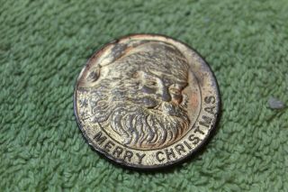 Vintage - Token - Medal - Merry Christmas - Santa Claus - Best & Co.  - York