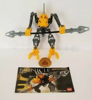 100 Complete And Retired Lego Bionicle Stars Rahkshi (7138) With Instructions