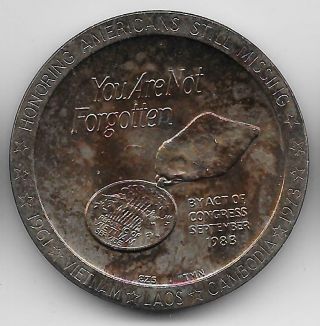Vintage Exonumia Large Token/medal: 1983 Viet Nam Veterans Congressional 1 5/16 "