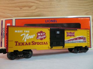 Lionel Train Mkt Missouri Kansas Texas Special Billboard Art Box Car 6 - 29943