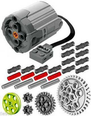 Lego Power Functions Xl - Motor (technic,  Truck,  Axle,  Gears,  Pin,  Car,  Pulley,  Loader)