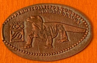 Houston Zoo Komodo Dragon Pressed Elongated Penny