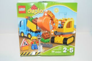 Lego Duplo Town Truck & Tracked Excavator 10812 Dump Truck And Excavator Kids