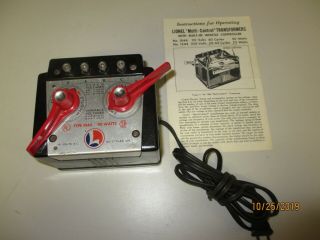 Lionel Type " 1044 " 90 Watt Transformer With Whistle Control