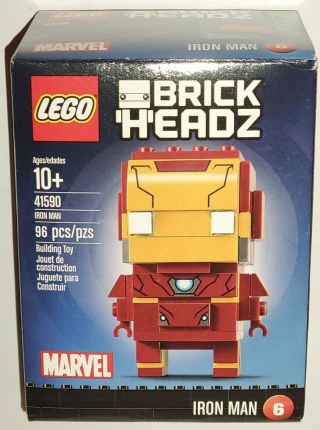 Lego Marvel Brickheadz Set 41590 Iron Man Mark 46 6 Captain America Civil War