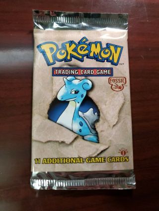 Pokemon Fossil First Edition Booster Pack Factory