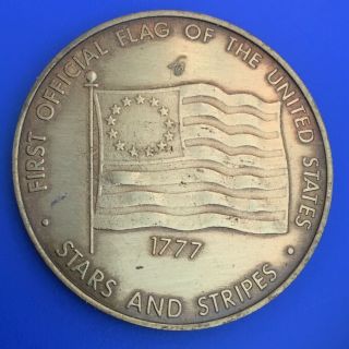 Official Flag Of The United States Stars And Stripes Old Glory ’ed Coin Medal