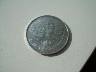 Vintage July 20 1969 Apollo 11 First Men Man Moon Souvenir Space Coin Token Usa