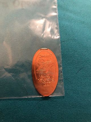 Disneyland 50th Anniversary Pressed Penny 1987 Star Tours Opens