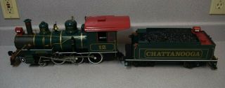 Bachmann 4 - 6 - 0 Chattanooga G - Scale No.  12 Engine & Coal Car Looks & Great
