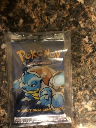 Pokemon Base Set Booster Pack From Green Wing Boxes - You Receive One Pack