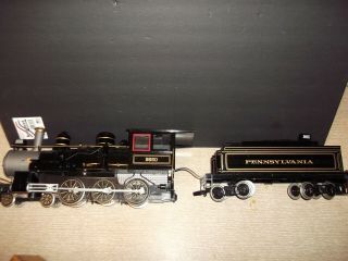 Bachmann 9660 Train Locomotive 4 - 6 - 0 Steam Runs Rough Missing Trim Parts