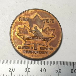Fisa World Rowing Championships / St Catharine,  On Medal 1970