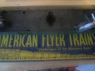 American Flyer 2 Trains Coaches 655 651 baggage car Railway Express Agency 3