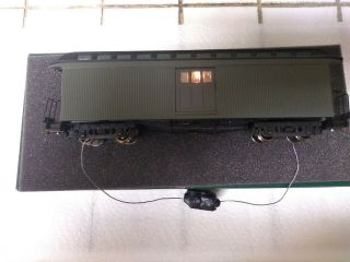 Bachmann Spectrum On30 Two - Door Baggage Car,  Green,  Unlettered,  26499,  Euc