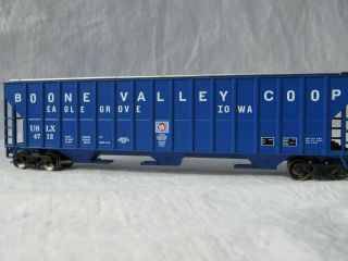 Athearn 92754 Ho Fmc 4700 Covered Hopper Boone Valley Co - Op Uslx 4712 - Rtr