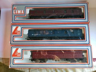 3 Lima 00 Gauge Coach Parcels British Railway