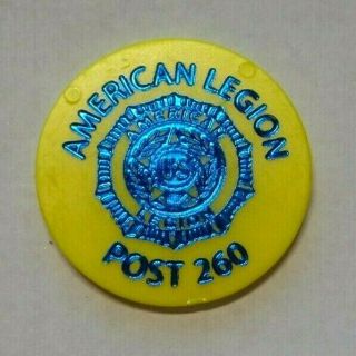 Portage Indiana American Legion Post 260 Good For One $2 Drink Token